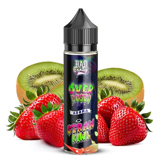 Bad Candy Overdosed - Straw Kiwi - 0mg/ml 10ml