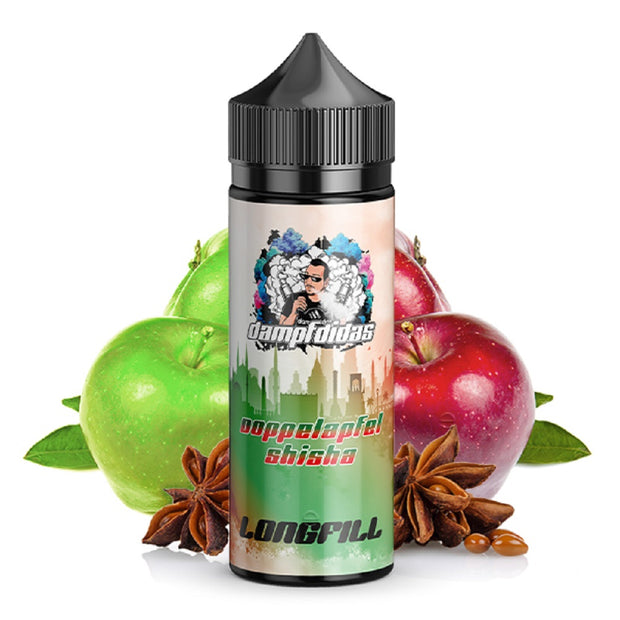 Dampfdidas - Doppelapfel Shisha - 0mg/ml 10ml