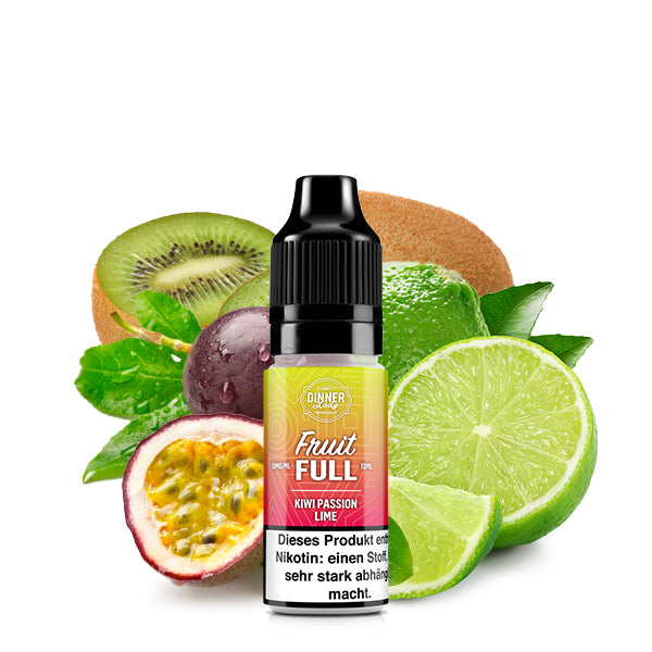 Dinner Lady Fruit Full - Kiwi Passion Lime - Nikotinsalz 10mg/ml