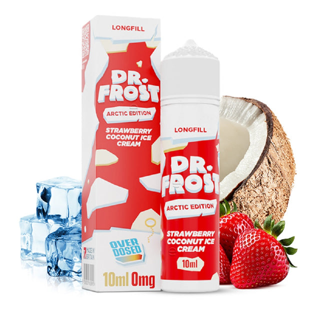 Dr. Frost Arctic Edition - Strawberry Coconut ICE Cream - 0mg/ml 10ml