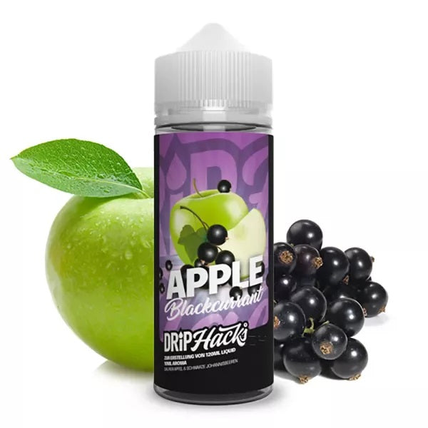 Drip Hacks - Apple Blackcurrant - 0mg/ml 10ml