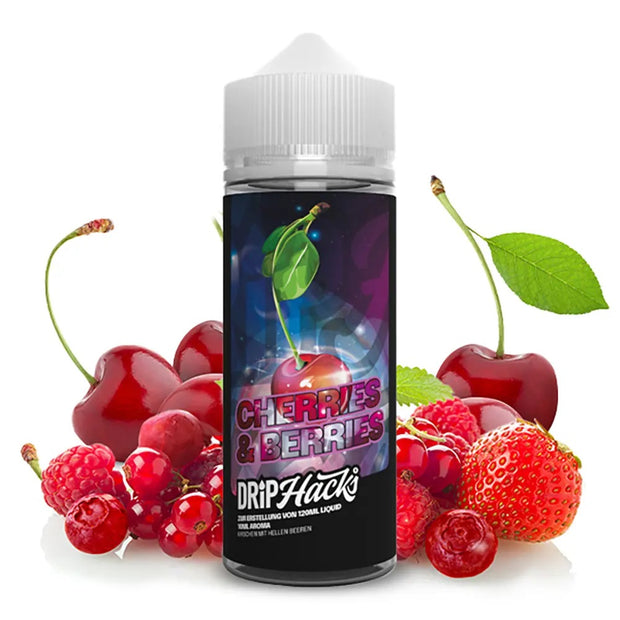 Drip Hacks - Cherries & Berries - 0mg/ml 10ml