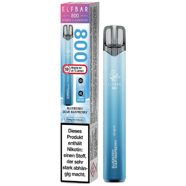 Elfbar 800 - Blueberry Sour Raspberry - Einweg Vape Pen 800P 20mg/ml