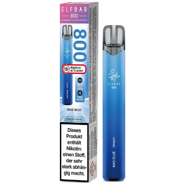 Elfbar 800 - Mad Blue - Einweg Pen 800P 20mg