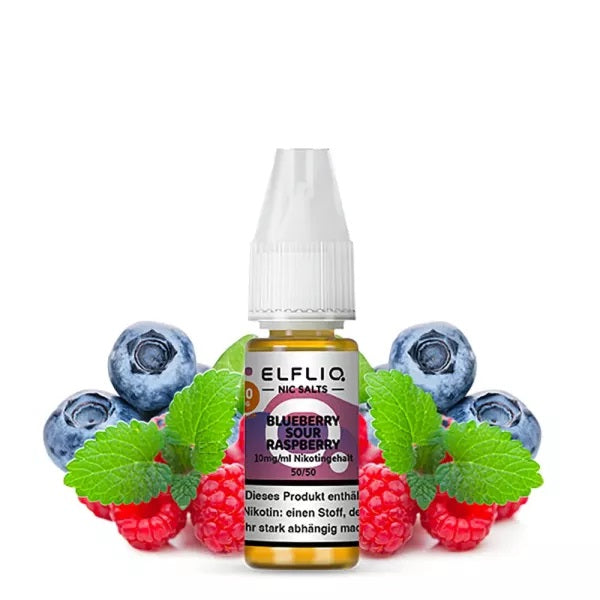 Elfbar Elfliq - Blueberry Sour Raspberry - Nikotinsalz 10mg/ml