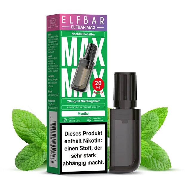 Elfbar MAX Pod - Menthol - 20mg/ml Nikotinsalz 10ml