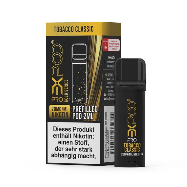 Expod Pro - Tobacco Classic - Prefilled Pod 20mg/ml