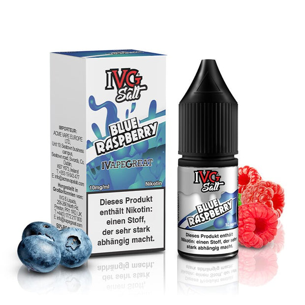 IVG Salt - Blue Raspberry - Nikotinsalz 10mg/ml