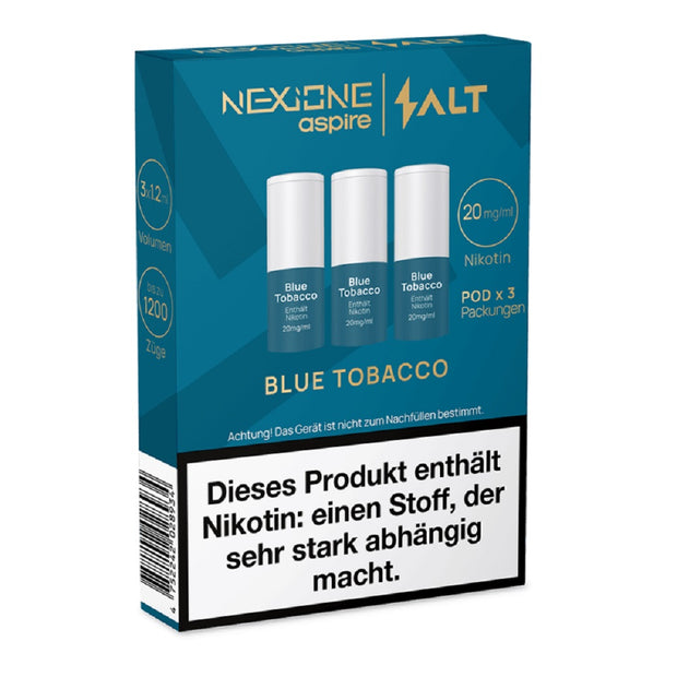 NEXIONE Pod - Blue Tobacco - 20mg/ml Nikotinsalz 1,2ml (3Stück pro Packung)