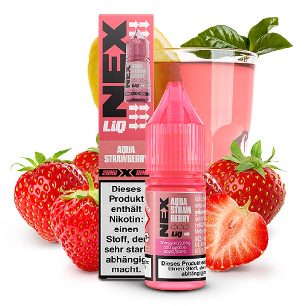 NexLiq by Pod Salt - Aqua Strawberry - Nikotinsalz 20mg/ml