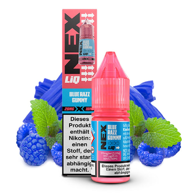 NexLiq by Pod Salt - Blue Razz Gummy - Nikotinsalz 20mg/ml