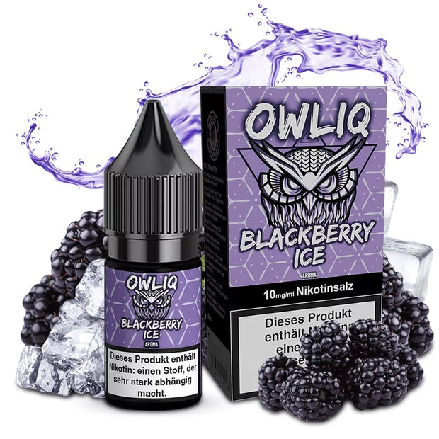 OWLIQ - Blackberry Ice - Nikotinsalz 10mg/ml