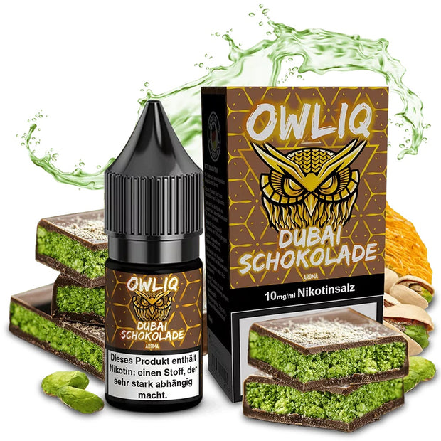 OWLIQ - Dubai Schokolade - Nikotinsalz 10mg/ml