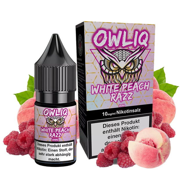 OWLIQ - White Peach Razz - Nikotinsalz 10mg/ml