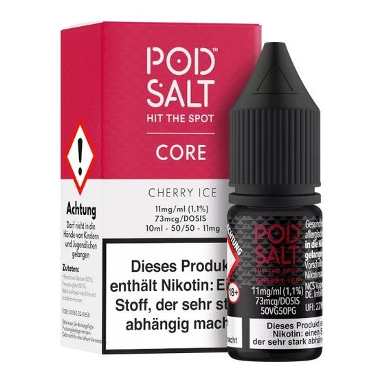 Pod Salt - Cherry Ice - Nikotinsalz - 11mg/ml 10ml