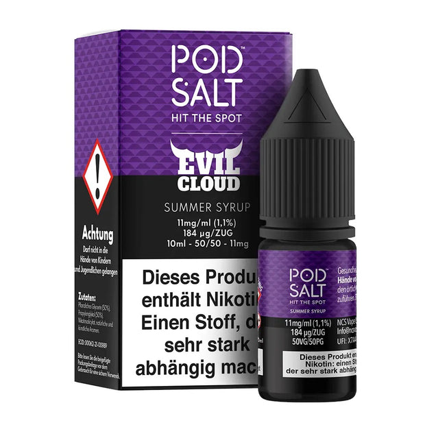 Pod Salt - Evil Cloud Summer Syrup - Nikotinsalz - 11mg/ml