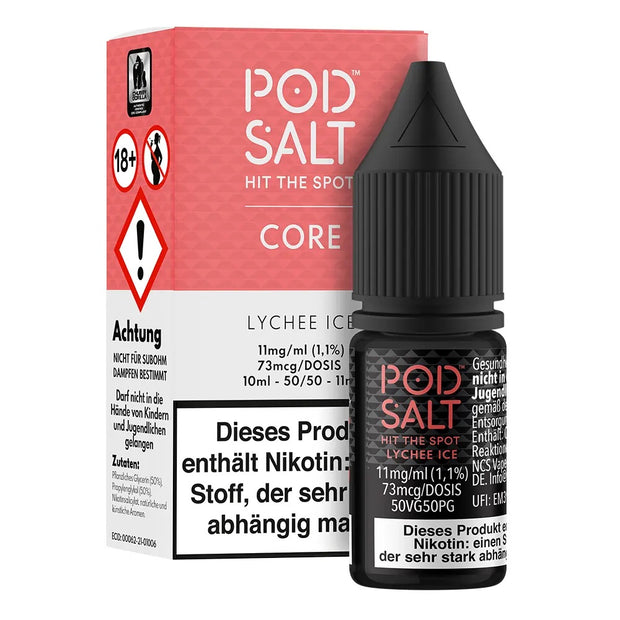Pod Salt - Lychee Ice - Nikotinsalz - 11mg/ml 10ml