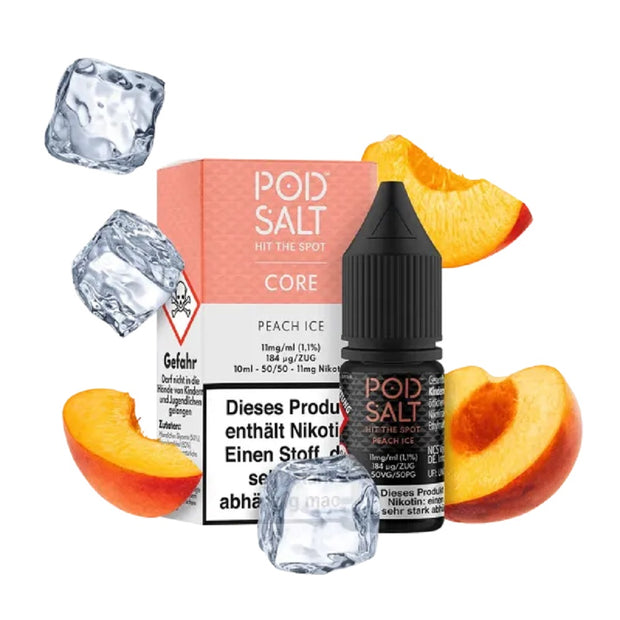 Pod Salt - Peach Ice - Nikotinsalz - 11mg/ml
