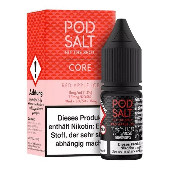 Pod Salt - Red Apple Ice - Nikotinsalz - 11mg/ml 10ml