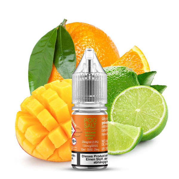 Pod Salt Xtra - Orange Mango Lime - Nikotinsalz - 10mg/ml