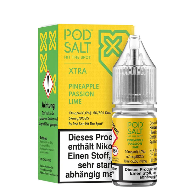 Pod Salt Xtra - Pineapple Passion Lime - Nikotinsalz - 10mg/ml