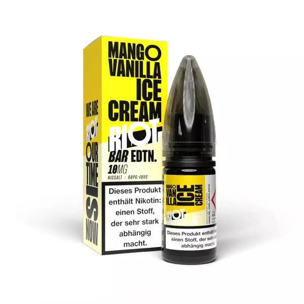 Riot Squad - Mango Vanilla Ice Cream - Nikotinsalz - 10mg/ml 10ml