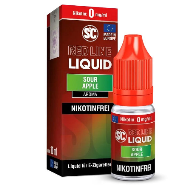 SC Redline - Sour Apple - Fertig Liquid 0mg/ml
