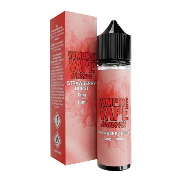 Vampire Vape - Strawberry Burst - 0mg/ml 10ml