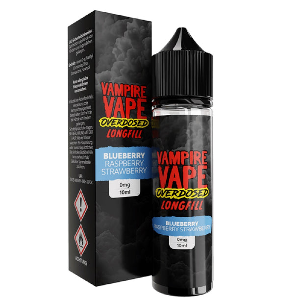 Vampire Vape Overdosed - Blueberry Raspberry Strawberry -  0mg/ml
