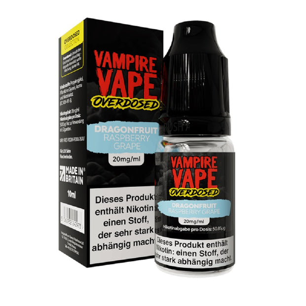 Vampire Vape Overdosed - Dragonfruit Raspberry Grape - Nikotinsalz 20mg