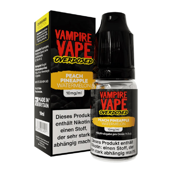 Vampire Vape Overdosed - Peach Pineapple Watermelon - Nikotinsalz 10mg