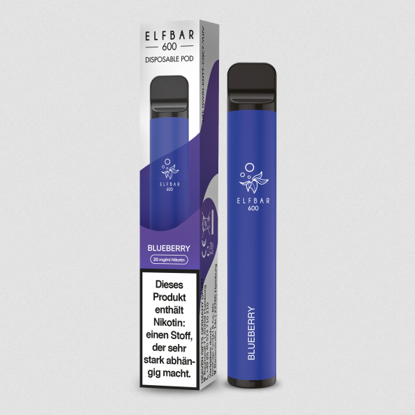 Elfbar - Blueberry - Einweg Pen 600P 20mg