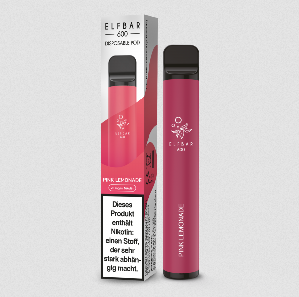 Elfbar - Pink Lemonade - Einweg Pen 600P 20mg