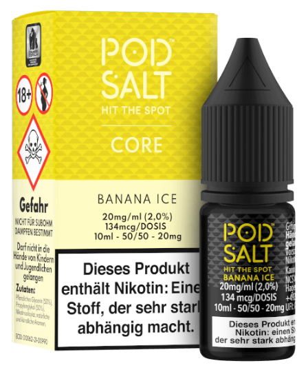 Pod Salt - Banana Ice - Nikotinsalz - 20mg/ml