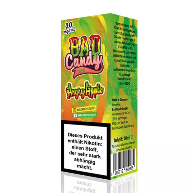 Bad Candy - Angry Apple - Nikotinsalz 10mg/ml