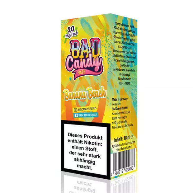 Bad Candy - Banana Beach - Nikotinsalz 10mg/ml