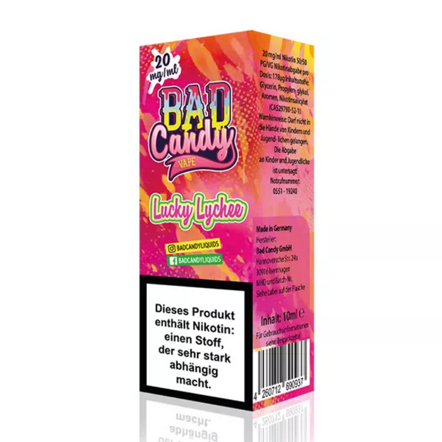 Bad Candy - Lucky Lychee - Nikotinsalz 10mg/ml