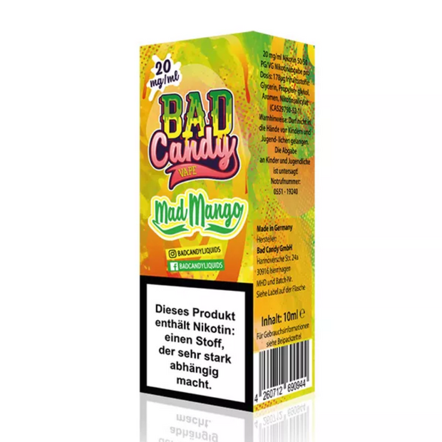 Bad Candy - Mad Mango - Nikotinsalz 10mg/ml