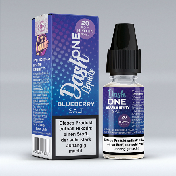 Dash Liquids - Blueberry - Nikotinsalz 20mg/ml