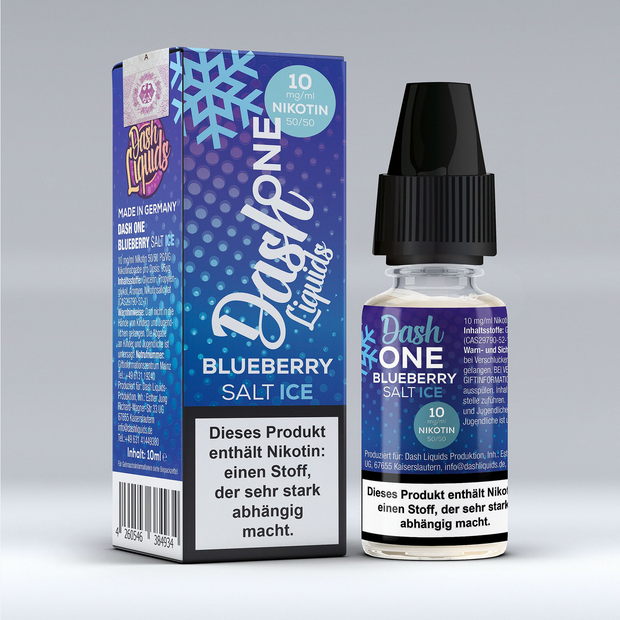 Dash Liquids - Blueberry Ice - Nikotinsalz 10mg/ml
