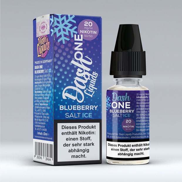 Dash Liquids - Blueberry Ice - Nikotinsalz 20mg/ml