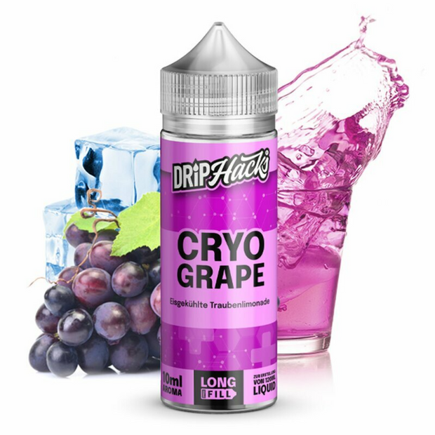 Drip Hacks - Cryo Grape - 0mg/ml 10ml