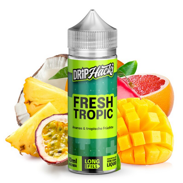 Drip Hacks - Fresh Tropic - 0mg/ml 10ml
