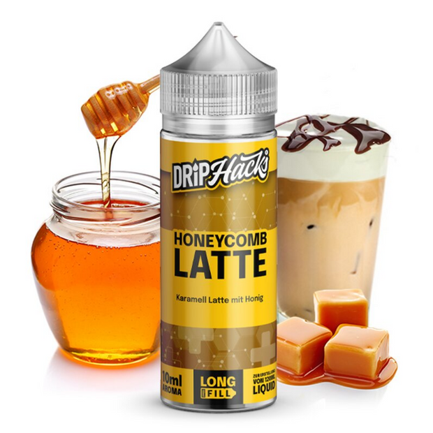 Drip Hacks - Honeycomb Latte - 0mg/ml 10ml