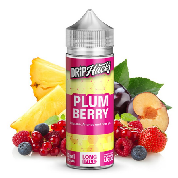 Drip Hacks - Plum Berry - 0mg/ml 10ml