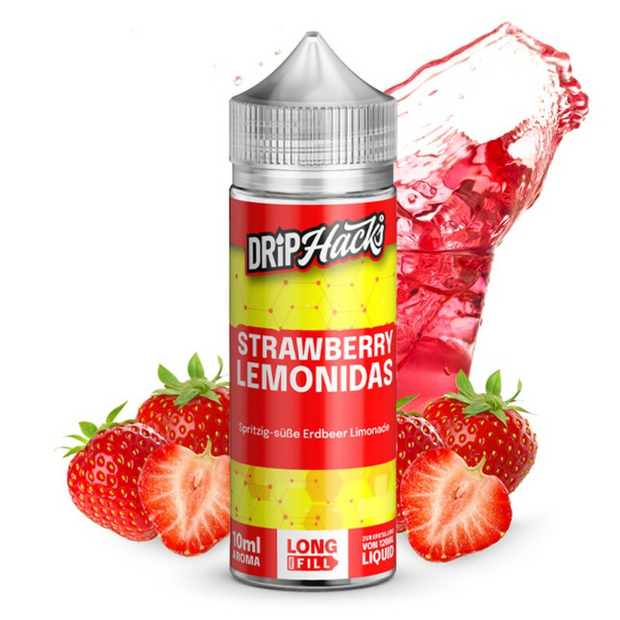 Drip Hacks - Strawberry Lemonidas - 0mg/ml 10ml
