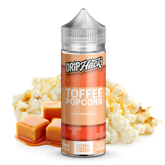 Drip Hacks - Toffee Popcorn - 0mg/ml 10ml