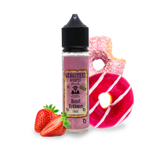 Gangsterz - Donut Erdbeere - 0mg/ml 10ml