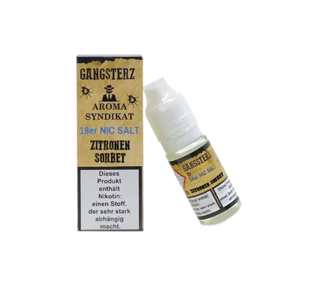 Gangsterz - Zitronen Sorbet - Nikotinsalz 18mg/ml