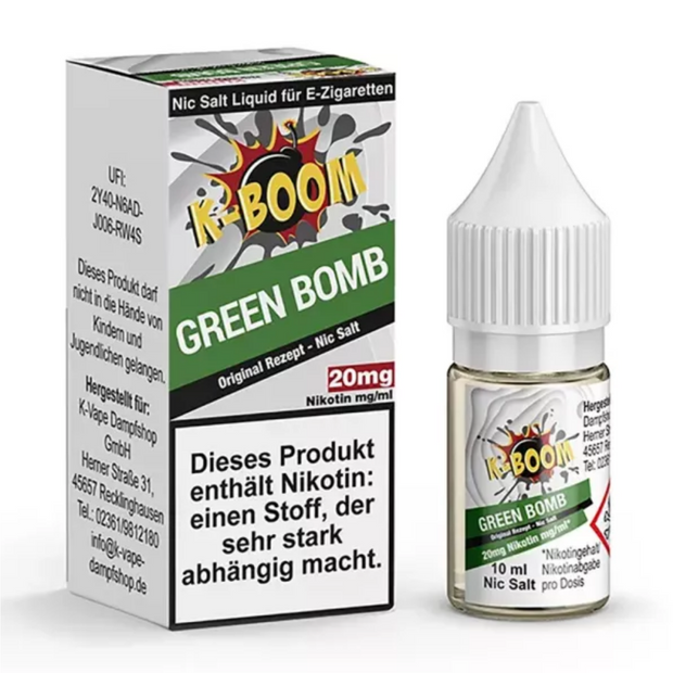 K-Boom - Green Bomb - Nikotinsalz - 20mg/ml